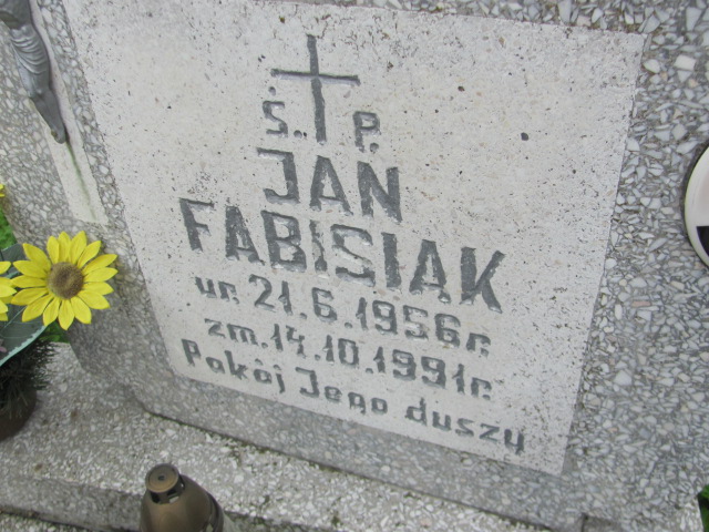 Grób Jan Fabisiak