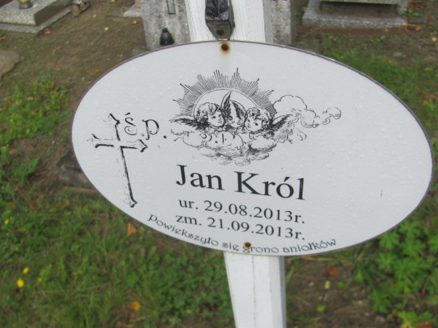 Grób Jan Kacper Król