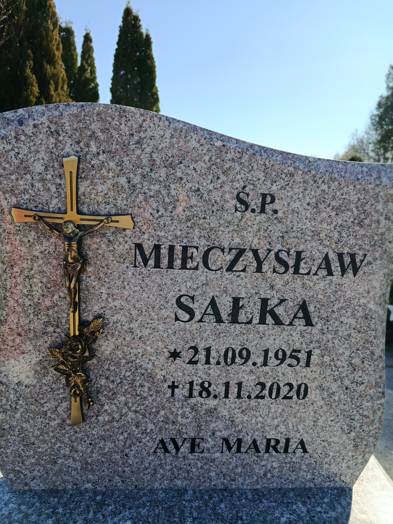 Grób Mieczysław Sałka
