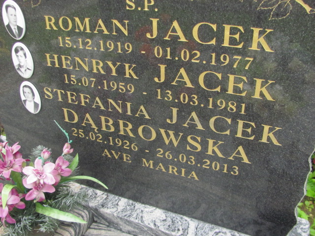 Roman Jacek 1919 Młynary - Grobonet - Wyszukiwarka osób pochowanych