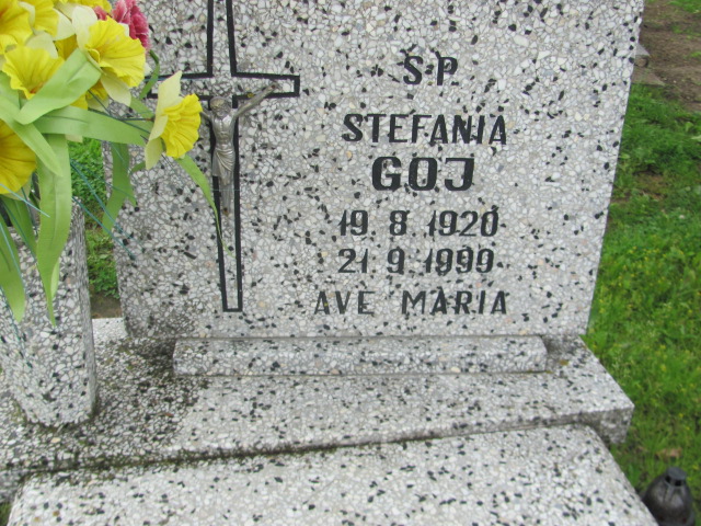 Grób Stefania  Goj