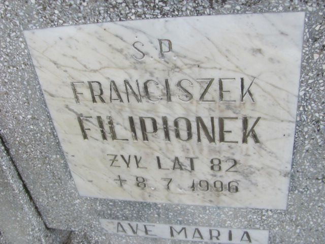 Franciszek Filipionek 1914 Młynary - Grobonet - Wyszukiwarka osób pochowanych