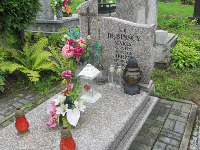 Grób Maria Dębińska