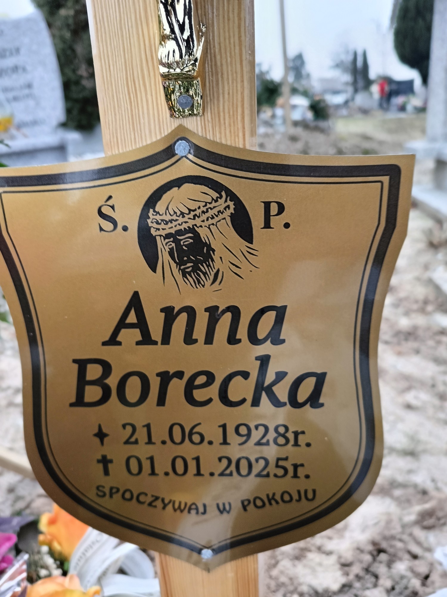 Grób Anna Borecka
