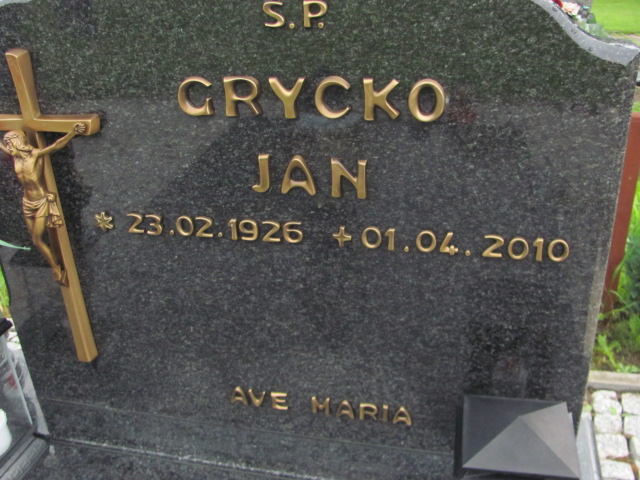 Jan Grycko 1926 Młynary - Grobonet - Wyszukiwarka osób pochowanych