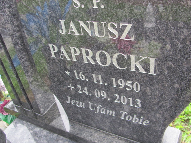 Janusz Paprocki 1950 Młynary - Grobonet - Wyszukiwarka osób pochowanych