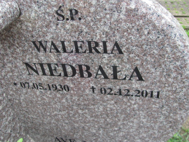 Grób Waleria Niedbała