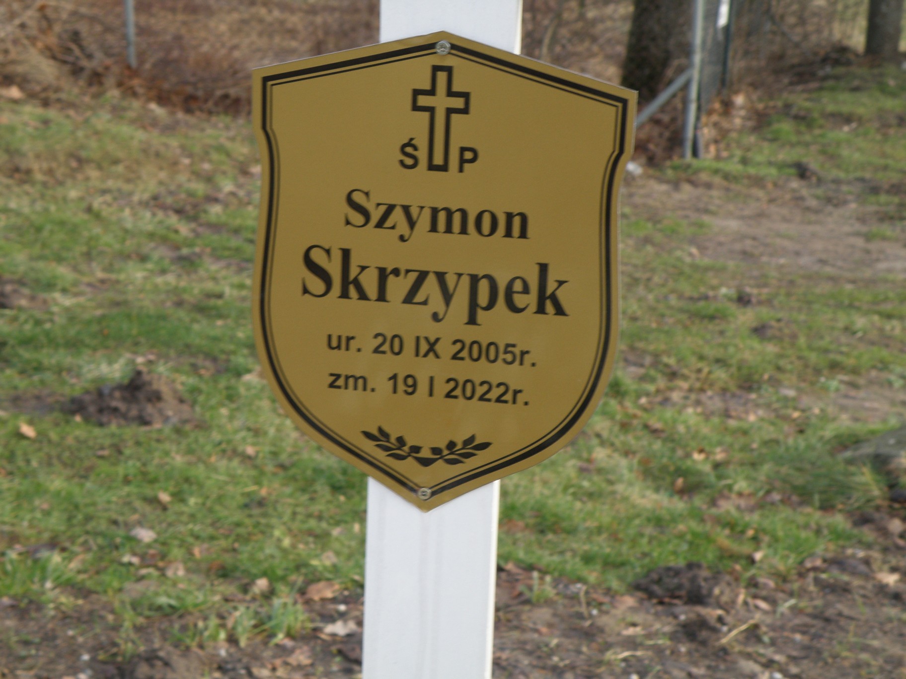Grób Szymon Skrzypek