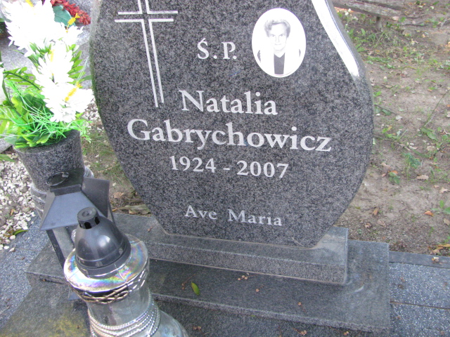 Natalia Gabrychowicz 1924 Młynary - Grobonet - Wyszukiwarka osób pochowanych