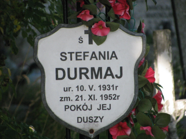 Stefania Durmaj 1931 Młynary - Grobonet - Wyszukiwarka osób pochowanych