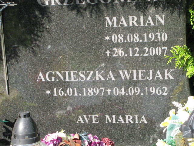 Marian Grzegorzak 1930 Młynary - Grobonet - Wyszukiwarka osób pochowanych