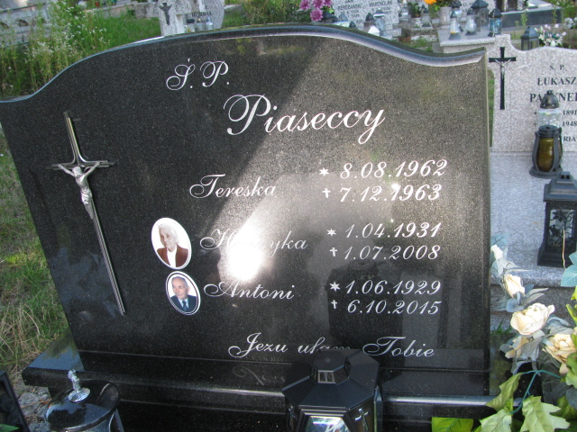 Henryka Piasecka 1931 Młynary - Grobonet - Wyszukiwarka osób pochowanych