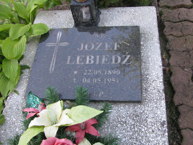 Józef Lebiedź 1890 Młynary - Grobonet - Wyszukiwarka osób pochowanych
