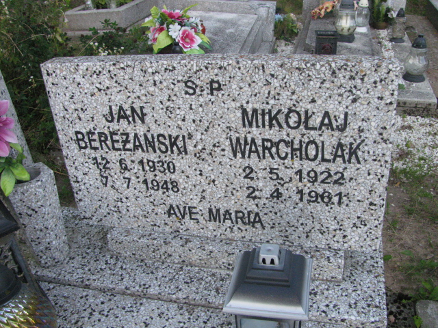 Mikołaj Warcholak 1922 Młynary - Grobonet - Wyszukiwarka osób pochowanych