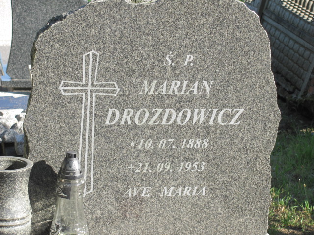 Grób Marian Drozdowicz