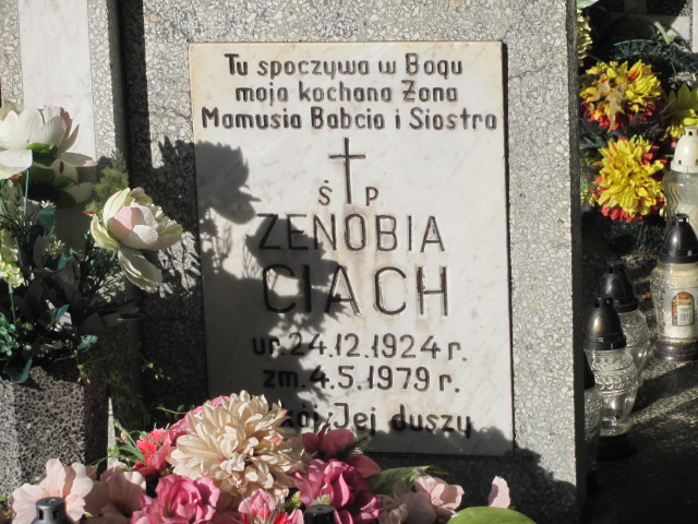 Zenobia Ciach 1924 Młynary - Grobonet - Wyszukiwarka osób pochowanych